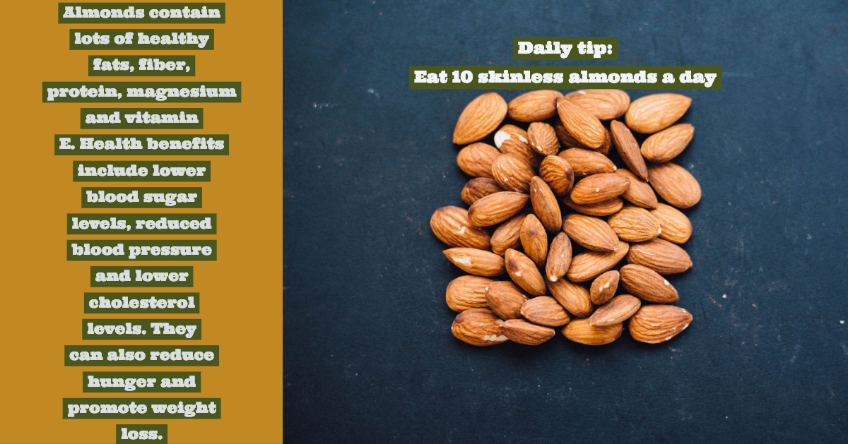 A handful of almonds... Crunch Coaching